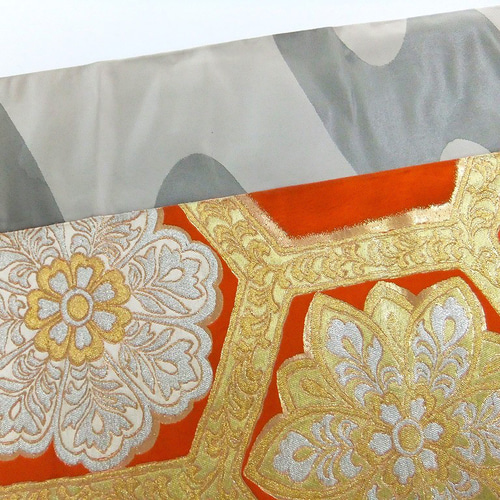 J-065】値下げ・60×102和風大型マット/帯リメイク/テーブル