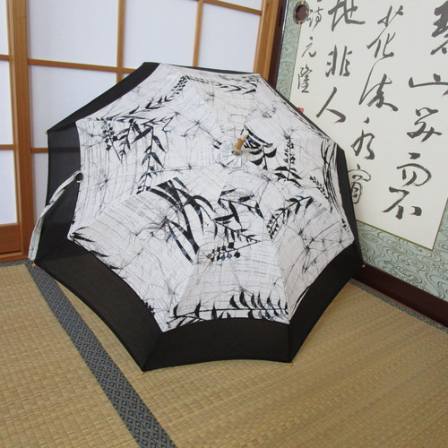 ろうけつ染めの着物で日傘 傘・日傘 MICHI 通販 19180462｜Creema