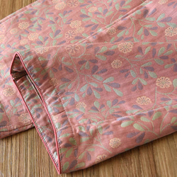 パジャマ夏春秋半袖上下セットレディース綿100%先染め7分パンツ 13枚目の画像