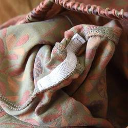 パジャマ夏春秋半袖上下セットレディース綿100%先染め7分パンツ 9枚目の画像