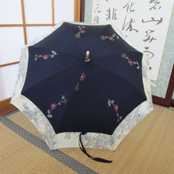 日傘、着物手作り、村山大島紬 本場村山大島紬の着物から日傘 傘・日傘 MICHI 通販 17850364｜Creema
