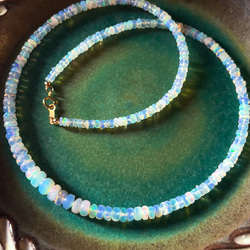 14kgf＊原石のネックレスチャーム エチオピアンオパール ペンダント