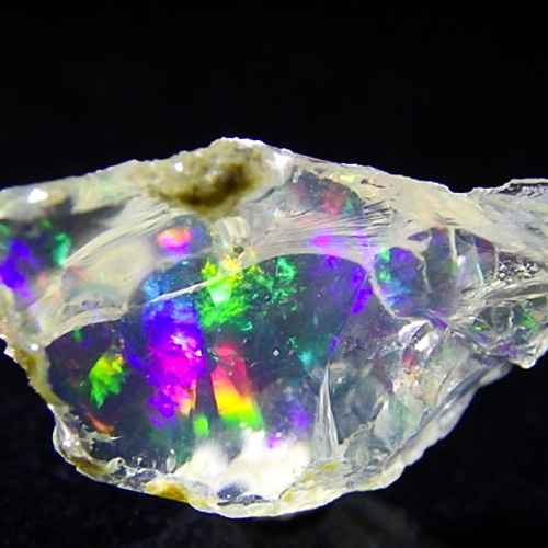 ☆彩色優美☆ホワイトオパールの原石☆3.35ct/17.1mm☆天然石