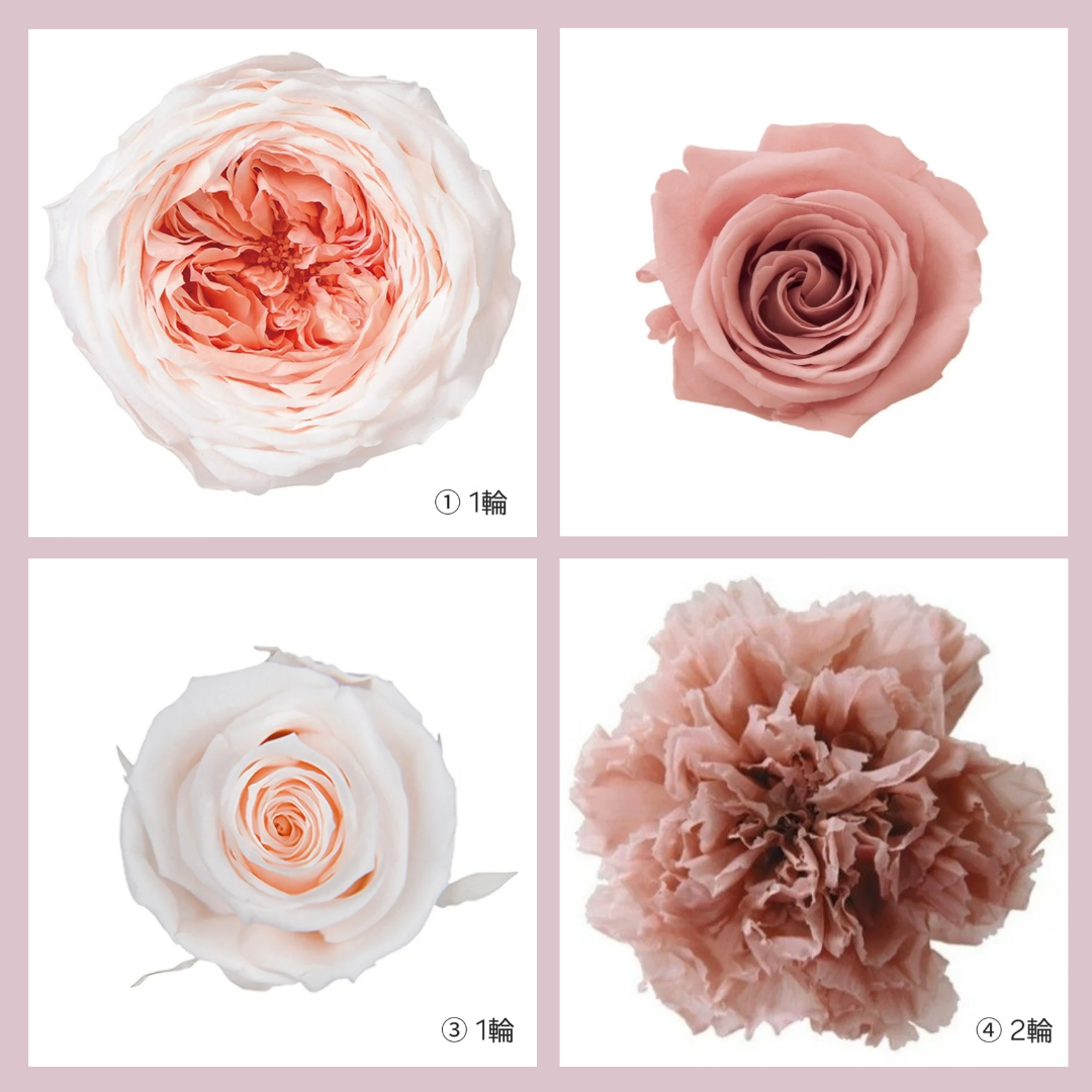 えん様専用 お申込み欄⋆ ホワイトコーラル：クラシカルローズリストブーケ・ヘッドドレス