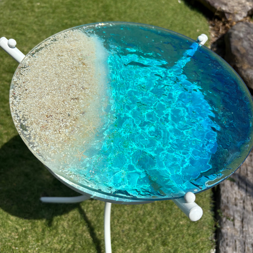 ビーチアート円形テーブル① ビーチアート形テーブル①