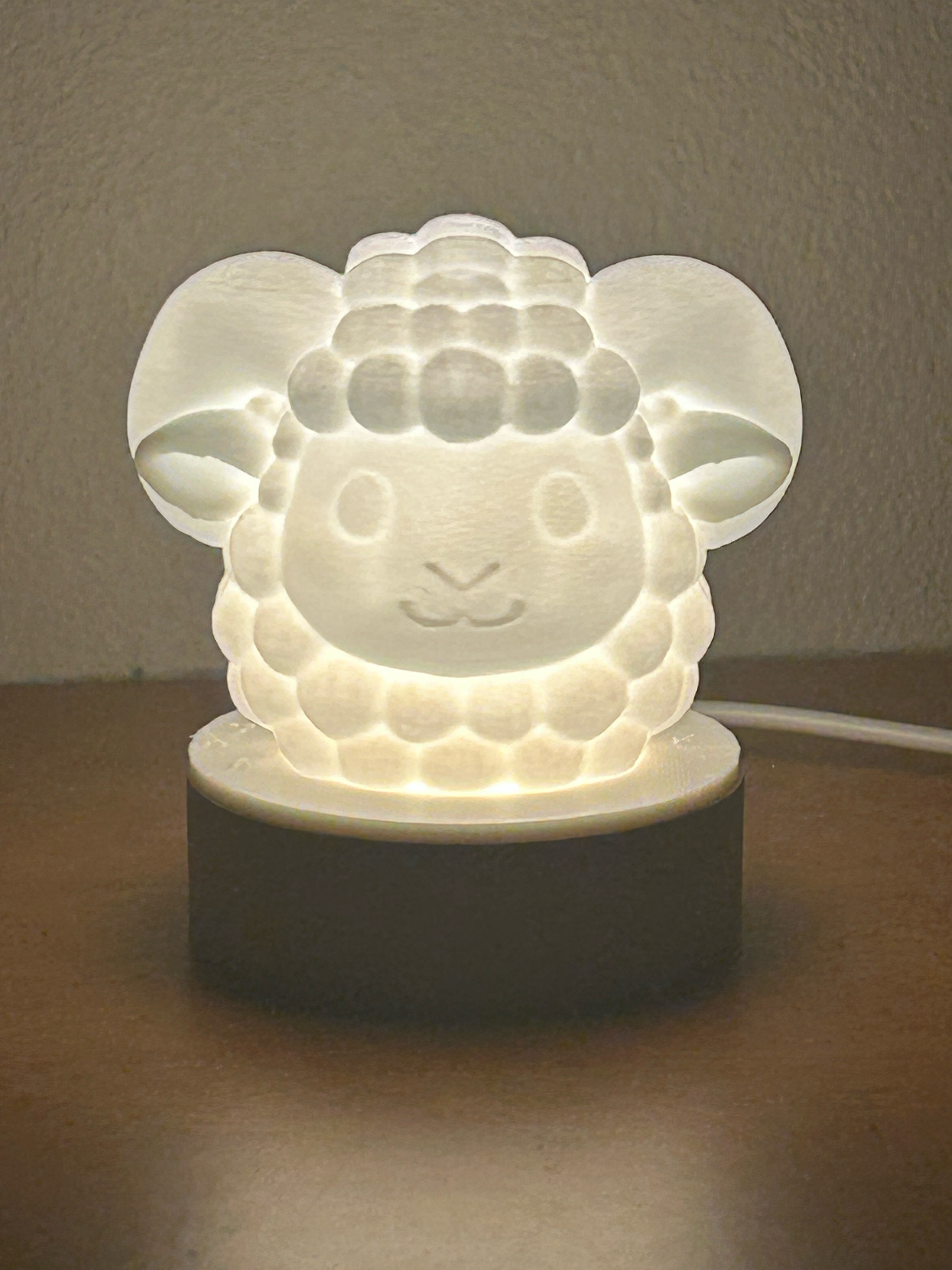 プードルデザインのランプ ダイヤモンドみつけたよ