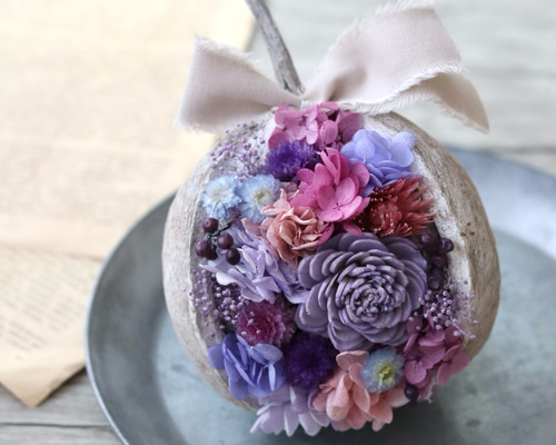 母の日☆ブッダナッツアレンジ☆幸せを呼ぶ木の実 ドライフラワー