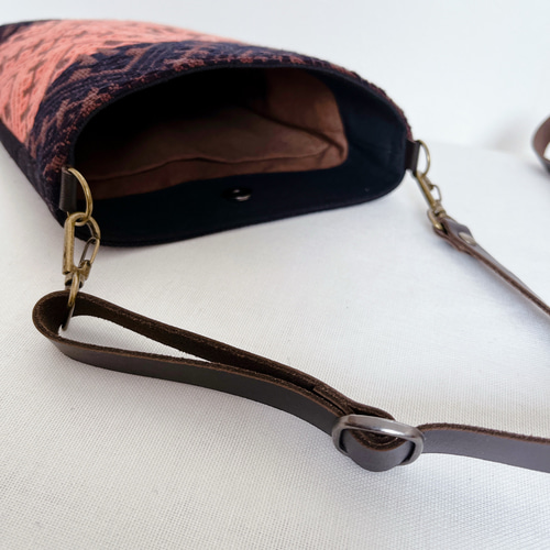 こぎん刺しショルダーバッグ ショルダーバッグ craft_e°ru 通販