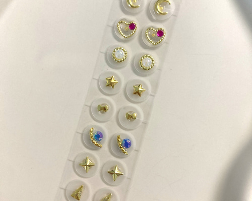耳つぼジュエリー 20粒 ハンドメイド 耳ツボ 蝶 その他