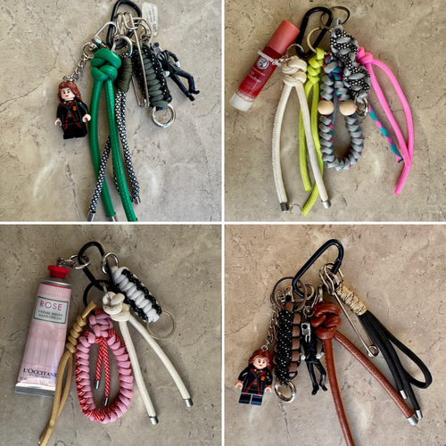 パラコードのチャーム brown バッグチャーム kohaku 通販 19184581