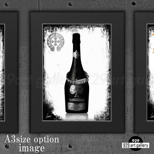CHROME HEARTS type☆オマージュアートインテリアポスター＃342
