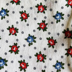 イギリスアンティーク ダーラムキルト 103㎝×45㎝ C イギリスキルトリメイクバッグ バラの花アンティーク*ダーラムキルト