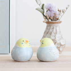 糸島陶器製作家ものワカケホンセイインコ壺 Xmas値下！糸島陶器製作家ものワカケホンセイインコ壺