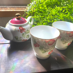 ガラスのティーセット・スイートピー ティーカップ Renon 通販