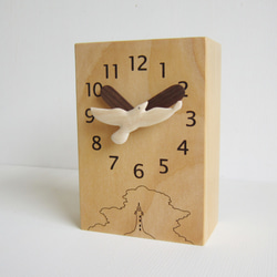 夏の想い出 スクエアー 卓上時計 2枚目の画像