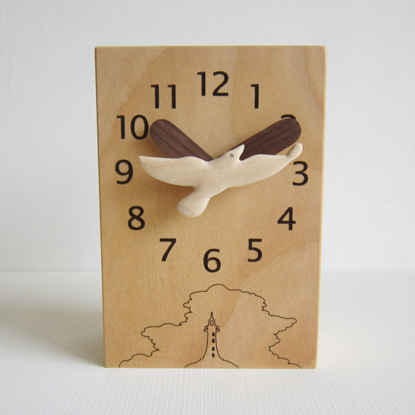 夏の想い出 スクエアー 卓上時計 1枚目の画像