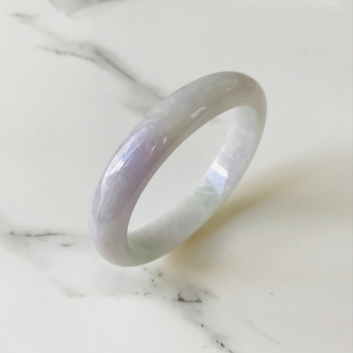 B510-055】翡翠ヒスイバングルミャンマー産53.3mm
