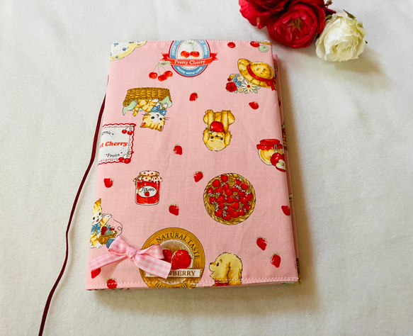 手帳カバー　ハンドメイド　マーガレット＆ソフィー　無印サイズ　A5サイズ　 3枚目の画像