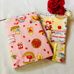 手帳カバー　ハンドメイド　マーガレット＆ソフィー　無印サイズ　A5サイズ　 5枚目の画像