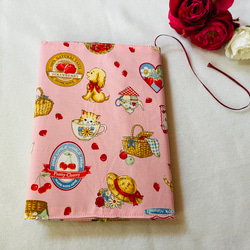 手帳カバー　ハンドメイド　マーガレット＆ソフィー　無印サイズ　A5サイズ　 2枚目の画像