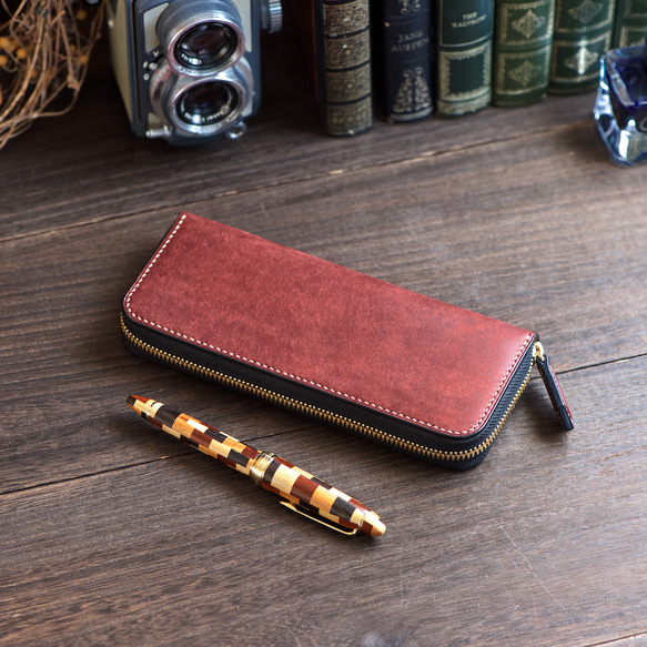 スリムファスナーペンケース カラーオーダー 1枚目の画像