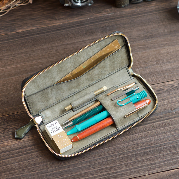 スリムファスナーペンケース カラーオーダー 10枚目の画像