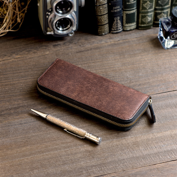 スリムファスナーペンケース カラーオーダー 5枚目の画像