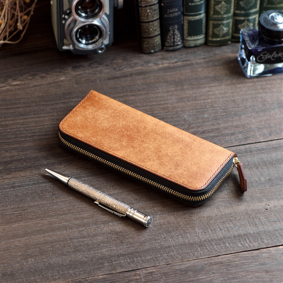 スリムファスナーペンケース カラーオーダー 2枚目の画像