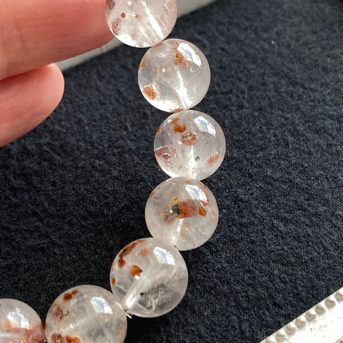 オージャイト＆スペサルティンガーネットインクォーツ 天然石