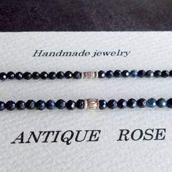 ❮再販×6❯ 天然石★サファイア　カレンシルバー　ブレスレット　No. 3 5枚目の画像