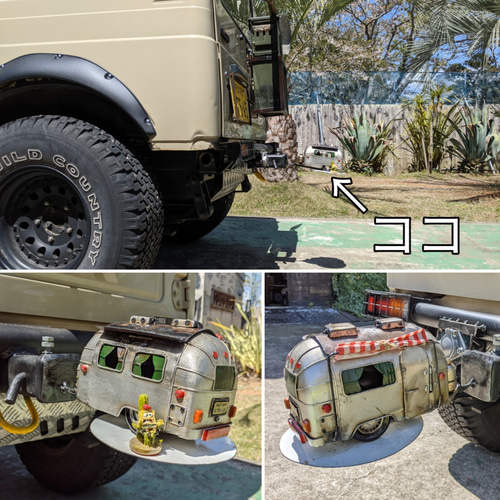 ジョークグッズ（カー用品） 面白いトレーラーヒッチカバー 牽引 