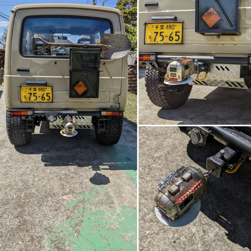 ジョークグッズ（カー用品） 面白いトレーラーヒッチカバー 牽引 