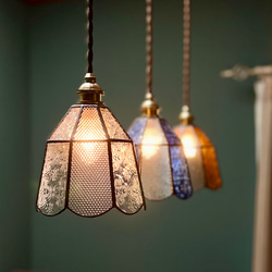 ステンドグラスペンダントライト ✨昭和レトロ✨ シーリングライト