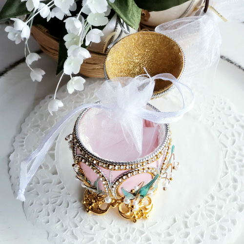 メモリアルエッグアート♡ベビートゥースケース・へその緒・小物入れ