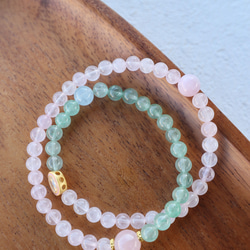 グリーンアクアマリン　ブレスレット PROME 天然石 一点物 グリーンアクアマリン （鉱物名:緑柱石