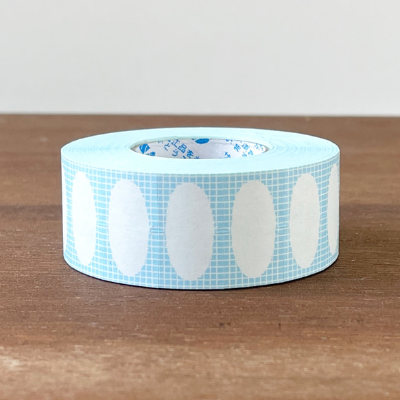 ラベラーシール オーバルフレーム ラムネ ラベルシール ロールシール マスキングテープ スケジュール帳 1枚目の画像