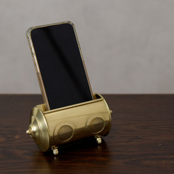 真鍮のスマホスピーカー 5枚目の画像