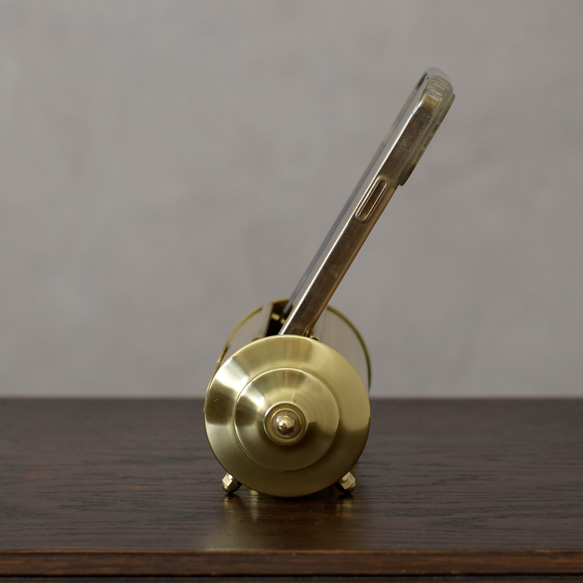 真鍮のスマホスピーカー 6枚目の画像