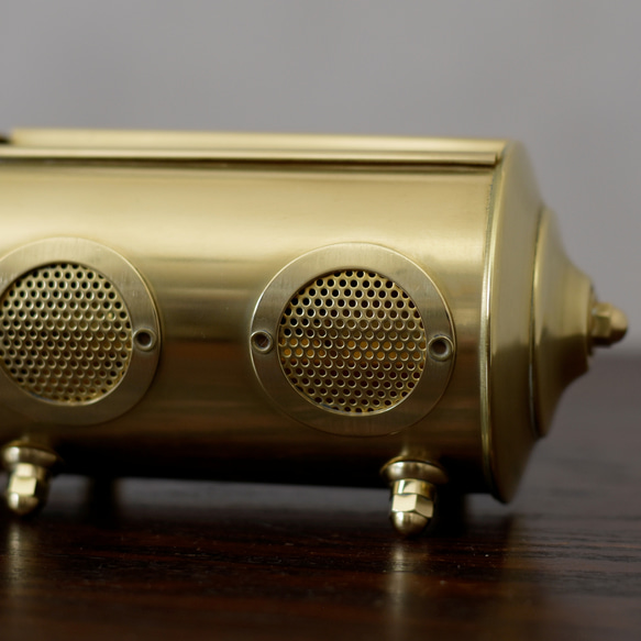 真鍮のスマホスピーカー 4枚目の画像
