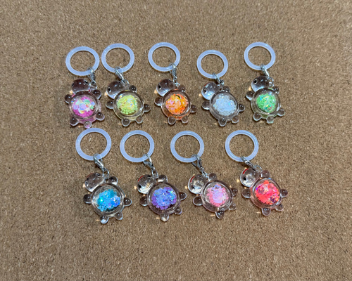 カープ　目印アクセサリー　１１個セット アンブレラマーカー ハワイアン カメ ホヌ アクセサリー 目印 チャーム