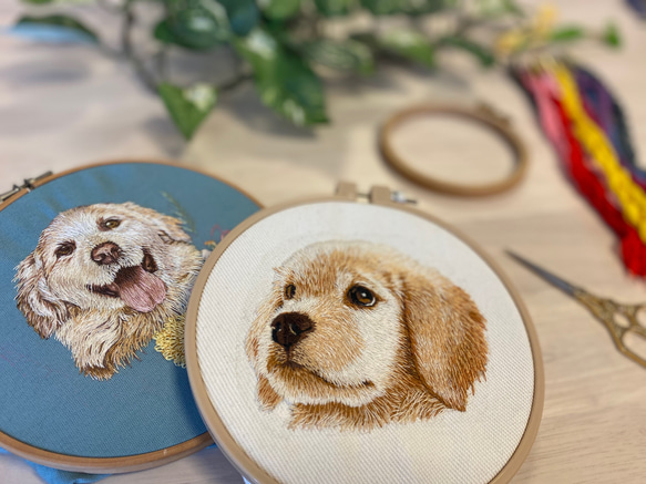 激安ショップ 食品 一生の宝物に＊オーダーメイド リアルペット刺繍アート その他 Windowsデスクトップ