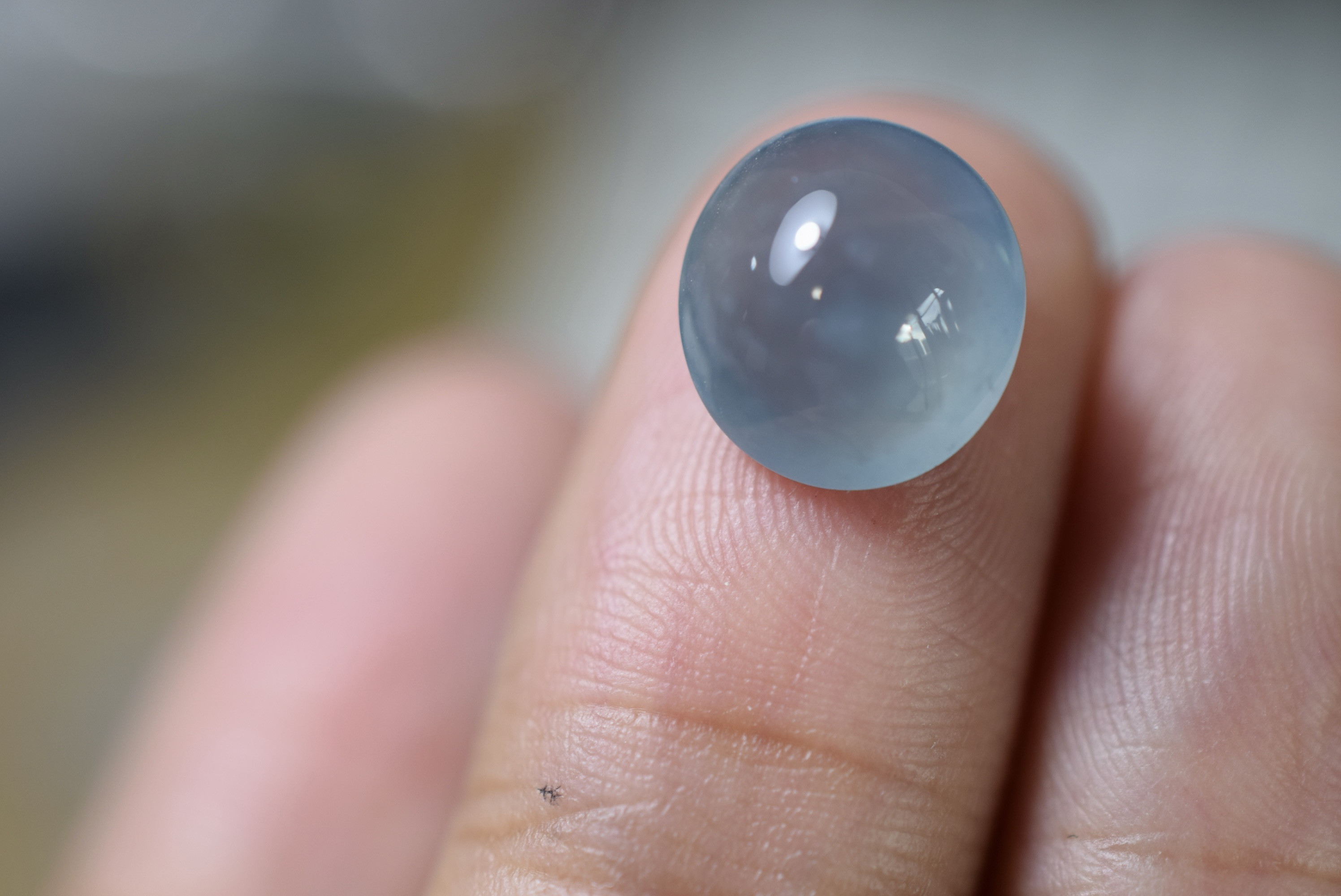 RS10-88 極品 宝石質 氷種 氷青色 天然グアテマラ産 A貨 本翡翠 ルース 裸石 硬玉 ジェダイト 26,100円