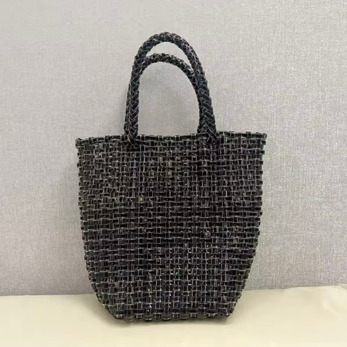 新色追加！再々再入荷！！普通の上いく5色 夏編み込みバッグトート