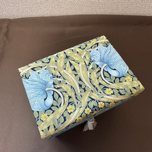 インテリアミニ茶箱 ウィリアムモリス ピンパーネル 自分へのご褒美