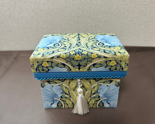 インテリアミニ茶箱 ウィリアムモリス ピンパーネル 自分へのご褒美