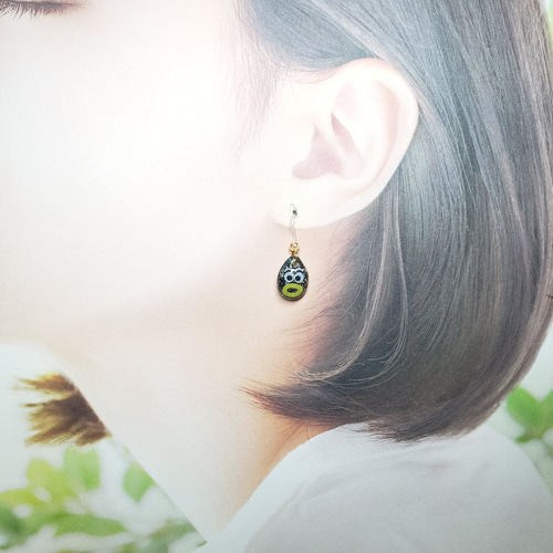 No.1566-F キャラクター☆くちびるモンスター☆ピアス・イヤリング  