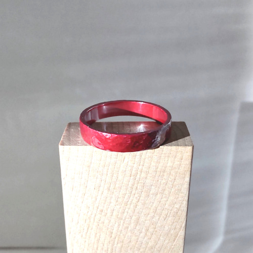 緋銅】槌目のリング4.2mm幅 指輪・リング Half Down 通販 19188843