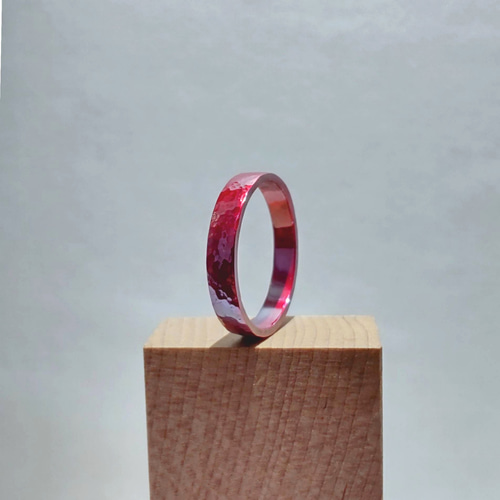 緋銅】槌目のリング3.5mm幅 指輪・リング Half Down 通販 19188871