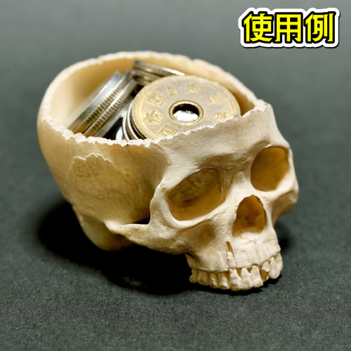 ドクロの小物入れ(小) 髑髏 頭蓋骨 スカル ガイコツ ホラー ハロウィン