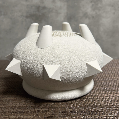 3Dプリンター鉢 YJKP_new1_sizeM 白 作家鉢 植木鉢 一輪挿し・花瓶
